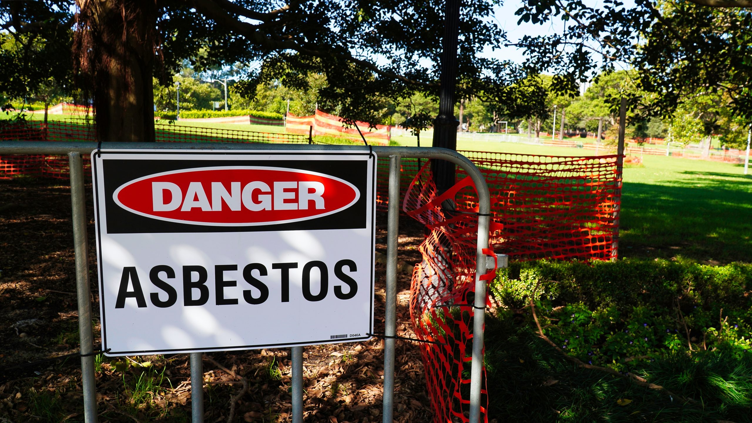 Asbestos Danger Sign